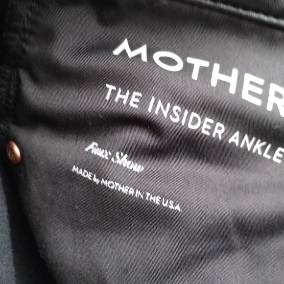 Mother The Insider Ankle Faux Show Leather Pants 29 - Picture 8 of 15